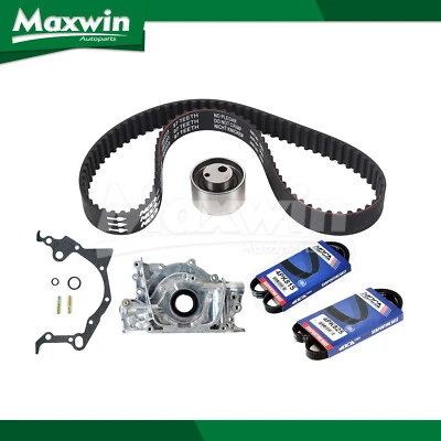 Kit de correia dentada bomba de óleo de correia serpentina compatível com 98-01 Chevrolet Metro 1.3L L4 - Imagem 1 de 4