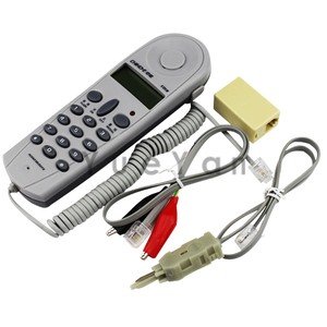 Telephone Phone Line Network Cable Tester Butt Test Tester Lineman Tool Cable 