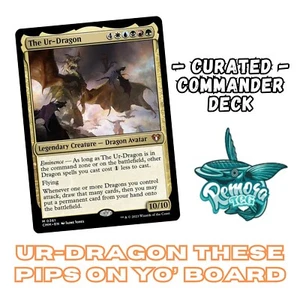 The Ur-Dragon Custom Commander Deck | Ready-to-play Dragon Tribal EDH | MTG - Picture 1 of 16