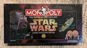 SEALED 1996 Star Wars Monopoly Limited Collector's 20th Anniversary Edition