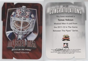 2011-12 ITG Between the Pipes Men 4 Ruby Die-Cut Tomas Vokoun #MM-48