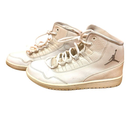 NIKE AIR JORDAN EXECUTIVE SCARPE DA GINNASTICA ALTE Triple White. Uomo taglia 9 in ottime condizioni