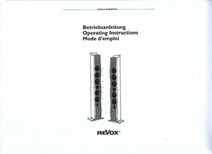 Revox   Bedienungsanleitung user manual für Scala Ambiente Copy - Picture 1 of 1
