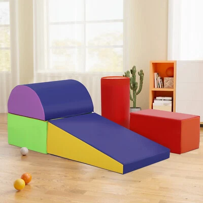 5 Pieces Climbing Toys Couch Kids Foam Blocks Baby climbing toys Soft and safe - Image 1 of 4