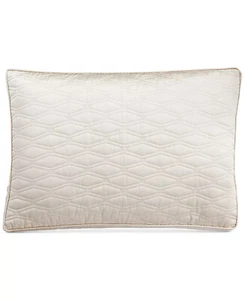 HOTEL COLLECTION WOVEN TEXTURED 1 STANDARD PILLOW SHAM COLOR IVORY NEW - Picture 1 of 3