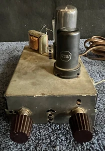 RCA INTEGRATED TUBE AMPLIFIER MONO RS 142 VINTAGE NEEDS WORK - Picture 1 of 18