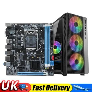 Placa madre B75 PCI Express X16 X1 ranura 16 GB Micro-ATX escritorios placa base Reino Unido - Imagen 1 de 11