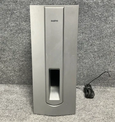 Subwoofer Sanyo DWM-2600W 🔊 70W con cable plateado - Sistema de altavoces de audio para el hogar Foto 1 de 4