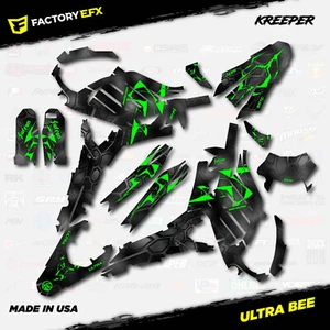 Kit de gráficos de camuflaje Green Kreeper Racing se adapta a Sur-Ron Ultra Bee todos los años - Imagen 1 de 2