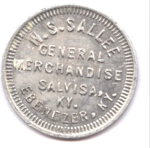 W. S. SALLEE * SALVISA & EBENEZER KY * GF 5c * NICHT IM ONLINE KATALOG - Bild 1 von 2