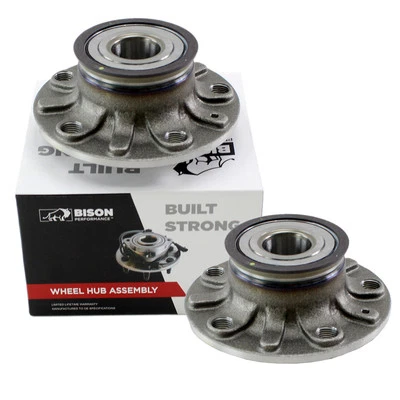 Juego de 2 piezas de conjunto de buje de cojinete de rueda trasera Bison Performance para Beetle Golf Jetta Foto 1 de 4