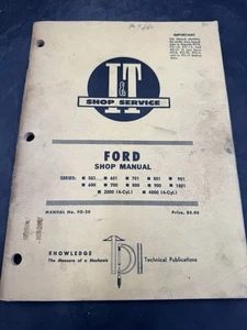 Ford I&T FO-20 Service Repair Manual - Picture 1 of 4