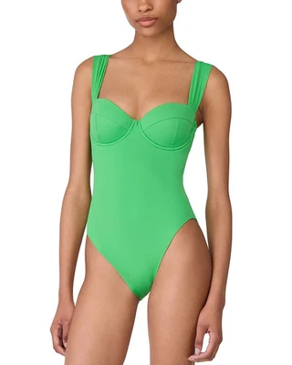 kate spade new York X2635 Underwire Sweetheart One Piece Swimsuit, Fern Moss, L - Image 1 of 4