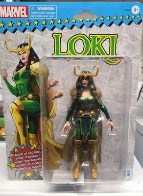Hasbro Retro Marvel Legends Lady Loki 2022 6" nuevo en caja envío gratuito.  Foto 1 de 3