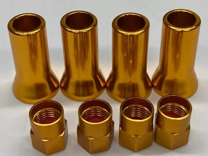 gold valve stem covers and caps - Picture 1 of 1