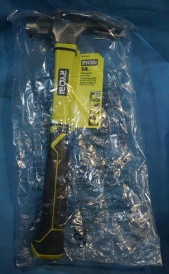 NUEVO Martillo de fibra de vidrio Ryobi 20 oz con mango de 11" # RHH20SF multiusos Foto 1 de 3