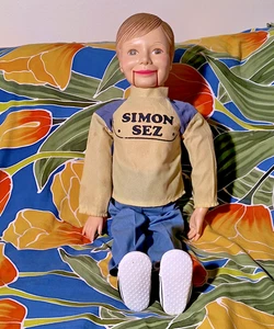 Working SIMON SEZ 30" Semi-Professional Hollow Body Ventriloquist Dummy- Horsman - Picture 1 of 11