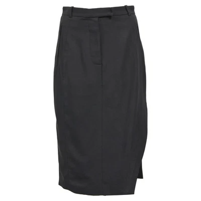 Altuzarra Side Slit Skirt In Wool Women Black Size 38 - Image 1 of 4