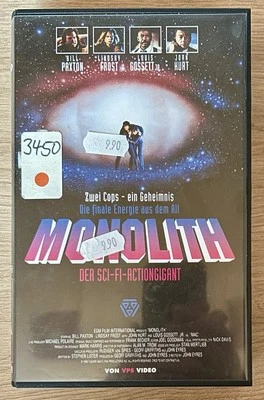 VHS Monolith 1993 Uncut German PAL VPS Video Großbox Bill Paxton John Hurt - Bild 1 von 4