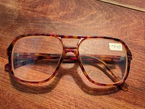 Foster Grant Glasses Aviator Tortoise Shell Brown Frame +3 Readers - Picture 1 of 7