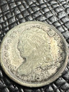 1833 Capped Bust Half Dime, High Grade Original, Free shipping - Picture 1 of 2