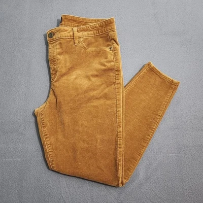 Talbots Women 10P Brown Mid Rise Corduroy Jeggings - Image 1 of 4
