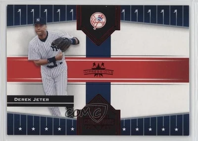 2005 Donruss Champions Red Impressions /250 Derek Jeter #445 HOF - Image 1 of 2