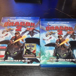 How To Train Your Dragon 2 Blu-ray DVD 3-Disc Set w Target Exclusive Slipcover - Picture 1 of 4