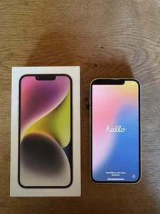 iPhone 14 - 128GB - Weiß - Simlockfrei - DEFEKT - Für Bastler - Zdjęcie 1 z 7