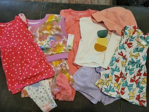 Baby Mädchen Nordstrom 9-teiliges Paket 6 Monate-12 Monate Kleider & Shorts Neu mit Etikett - Bild 1 von 6