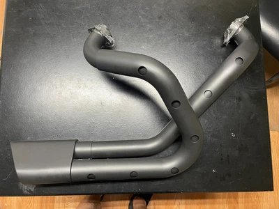 Tubos de escape estilo fantasma negro para Indian Scout 2015-2023 - sistema completo Foto 1 de 3