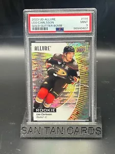 2023-24 allure LEO CARLSSON /199 RC Gold Glitter Bomb POP 1! - Picture 1 of 4