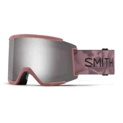 New Smith Squad XL Snow Goggles Chalk Rose ChromaPop Sun Platinum+Bonus Lens