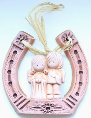 Decoración de pared Ángeles de la suerte en la herradura Foto 1 de 4