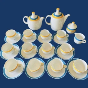 ROSENTHAL DESIGN WOLF KARNAGEL 1970 Servizio tè caffe' in porcellana 12 persone - Imagen 1 de 7