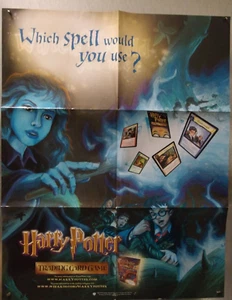 2001 Harry Potter "Welchen Zauber würdest du benutzen?" Werbeplakat 22x28 - Bild 1 von 4