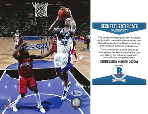 Brad Miller signed Sacramento Kings basketball 8x10 photo Beckett COA autograph. - Picture 1 of 4