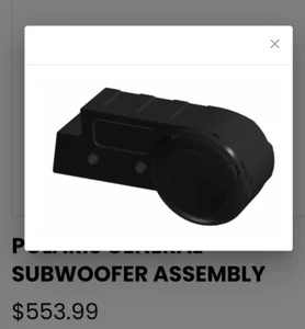 POLARIS GENERAL SUBWOOFER Oem# 2637563 See Descriptions For Fitment Guide - Picture 1 of 1