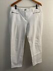 Chico's So Slimming Mid Rise Ankle Stretch Jeans Size 2 Bright White T18