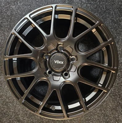 (CANTIDAD 1) Llanta Voxx Orso negra mate doble 7 radios 16x7 5x110/115 40 mm Foto 1 de 4