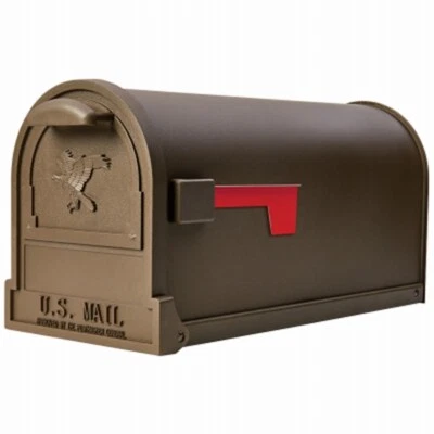 Solar AR15T0AM Large Galvanized Arlington Post Mount Mailbox - Image 1 of 4