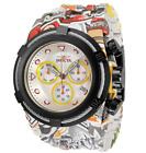 Invicta Bolt Hydroplated Męski 54mm Graffiti Szwajcarski zegarek chronograficzny 34714 Rzadki