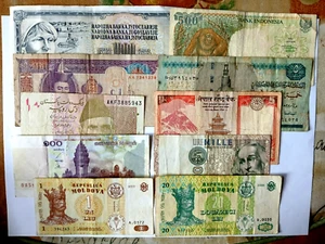 world banknotes, 10 in fair to fine ( 3 ) - Picture 1 of 2