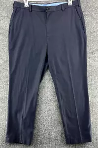 Brooks Brothers Mens 38x30 Advantage Chino Clark Navy Blue Pants Dot Pattern - Picture 1 of 11