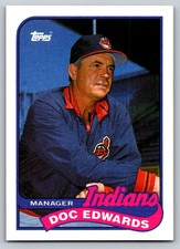 1989  Topps #534 Doc Edwards Cleveland Indians