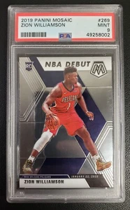 2019-20 Panini Mosaic NBA Debut Zion Williamson #269 PSA 9 MINT Rookie RC - Picture 1 of 2