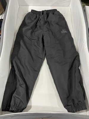 Boys Lonsdale Tracksuit Bottoms Black Age 7-8 Trousers PE Joggers Sports London - Image 1 of 4