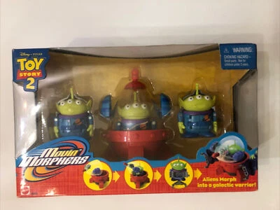 TOY STORY 2 Movin' Morphers Aliens Mattel 2000 Galactic Warriors Transformers Foto 1 de 4
