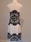 WHBM Sz 14/L Classy & Elegant Fit and Flare Stretch Fitted Dress Orig Price $180