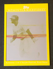 2008 Topps Moments & Milestones MATT HOLLIDAY #125 Yellow #1/1 ROCKIES Cardinals